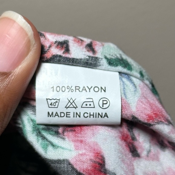 Johnny Was Artsy Floral Long Sleeve High Low Art To Wear Boho Dress Size Large - Picture 6 of 16